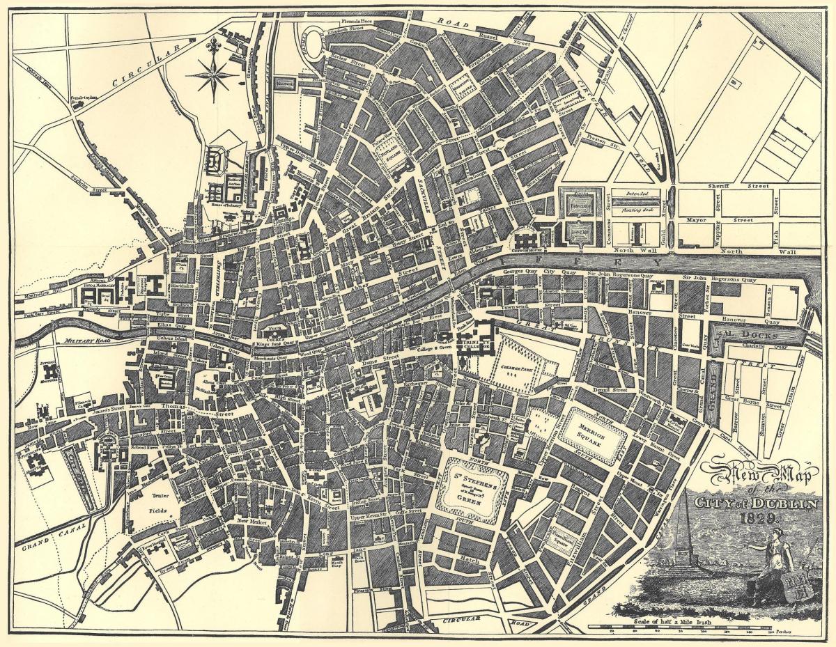 都柏林历史地图